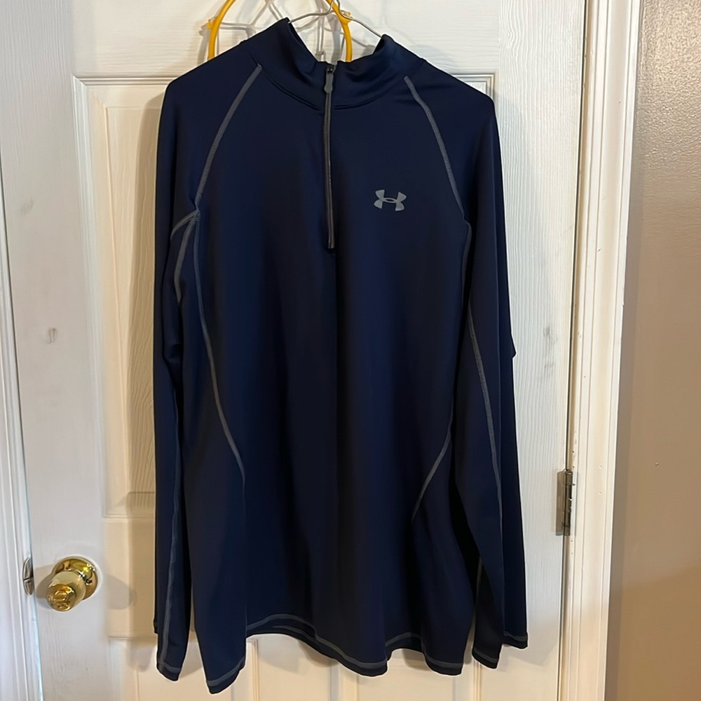 Underarmour Navy Blue Q-Zip (Cold Gear)